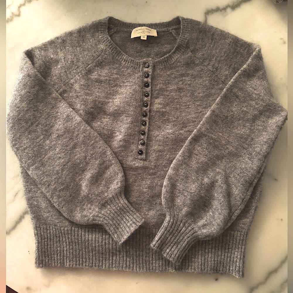 Sezane Leontine Merino wool/Mohair jumper